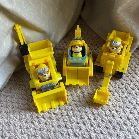 6 pc Paw Patrol Construction Rescue Lot - Picture 1 of 7